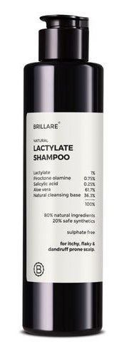 Brillare Lactylate Shampoo For Itchy, Flaky & Dandruff Prone Scalp