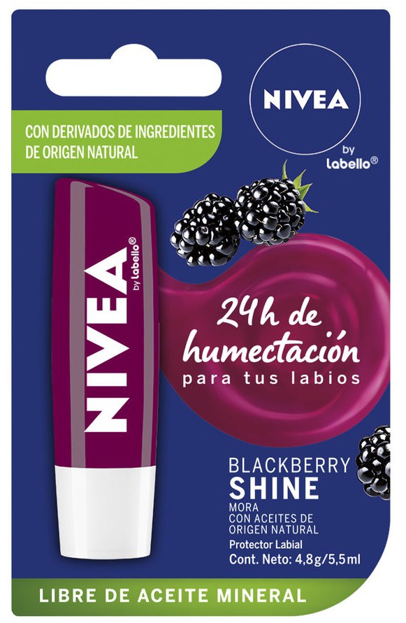 Nivea Labial Nivea Blackberry Shine