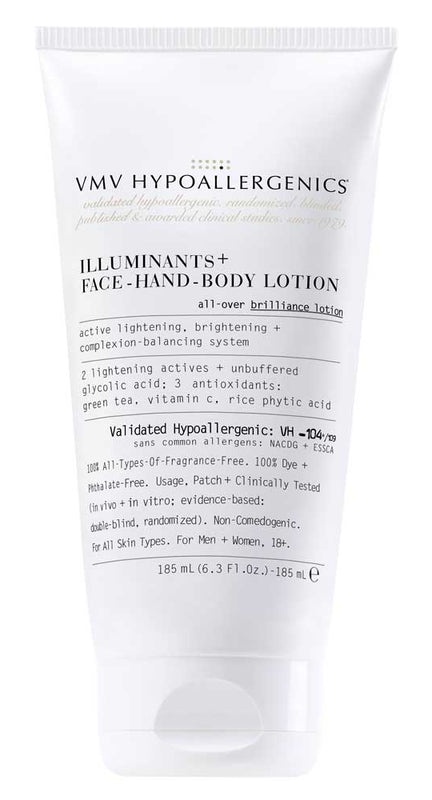 VMV HYPOALLERGENICS Illuminants+ Face, Hand & Body Lotion