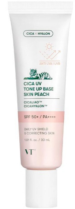 VT Cosmetics Cica UV Tone Up Base Peach SPF50+ Pa++++