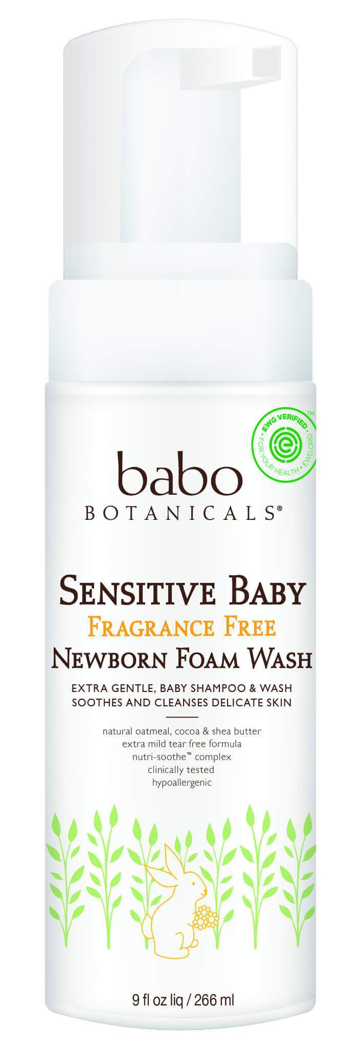 Babo Botanicals Sensitive Skin Newborn Baby Wash