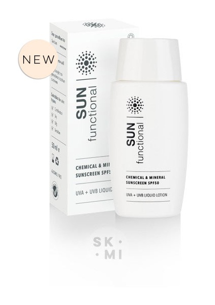 Skin Functional Chemical And Mineral Sunscreen SPF 50