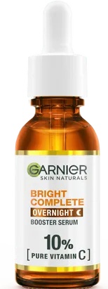 Garnier Bright Complete Overnight Booster Serum (10% Pure Vitamin C)