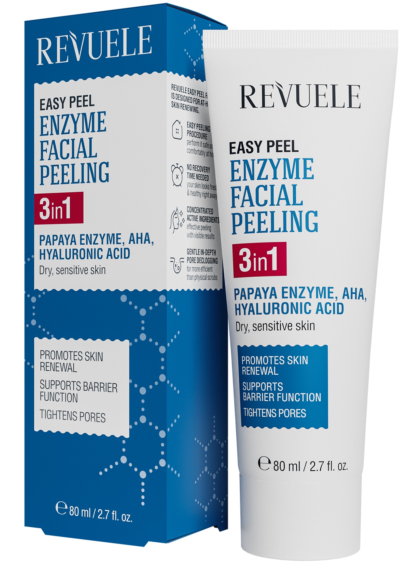 Revuele Easy Peel Enzyme Facial Peeling 3in1