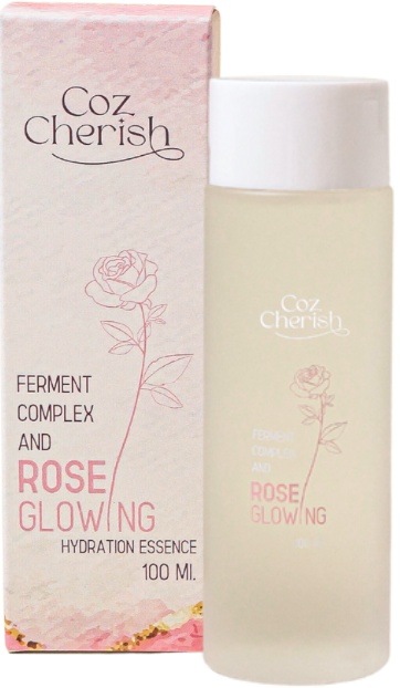 Coz Cherish Ferment Complex And Rose Glowing Hydration Essence.