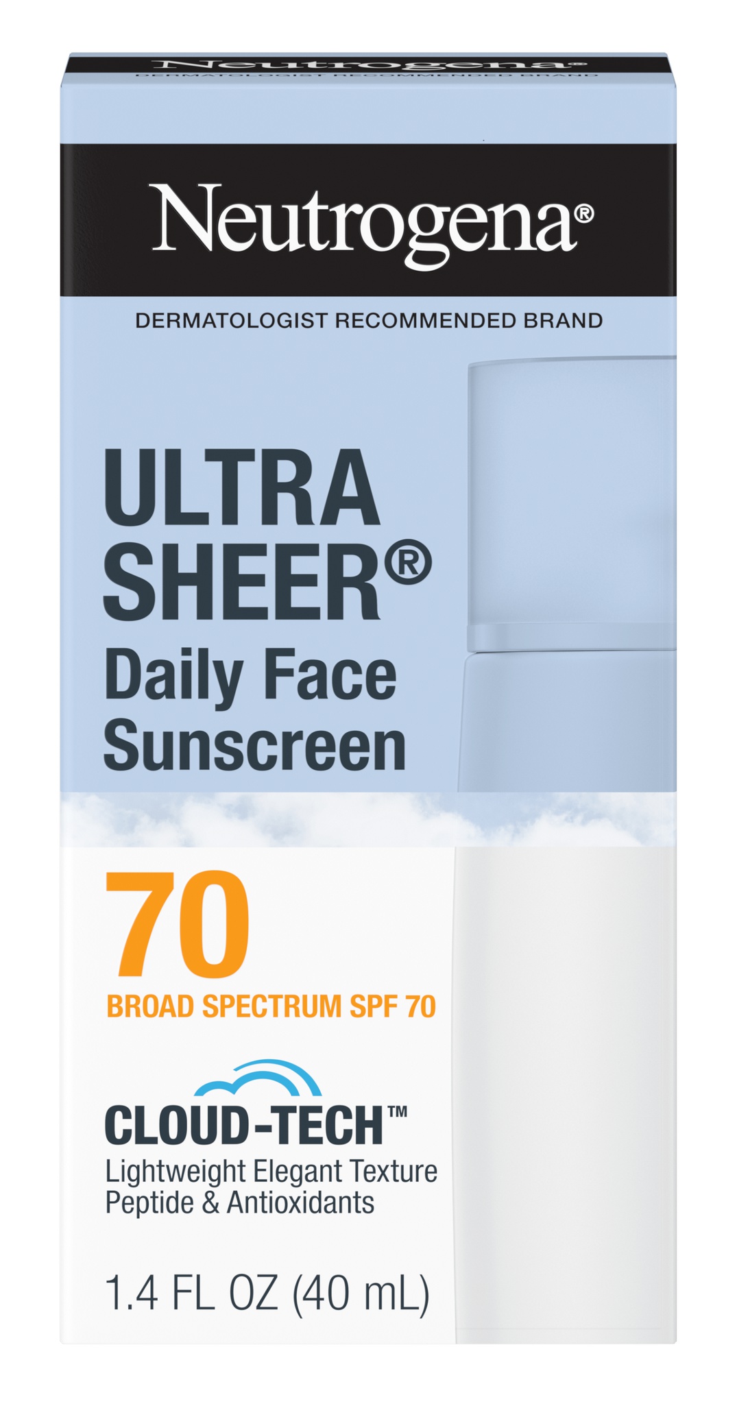 Neutrogena Ultra Sheer Daily Face Sunscreen Broad Spectrum SPF 70