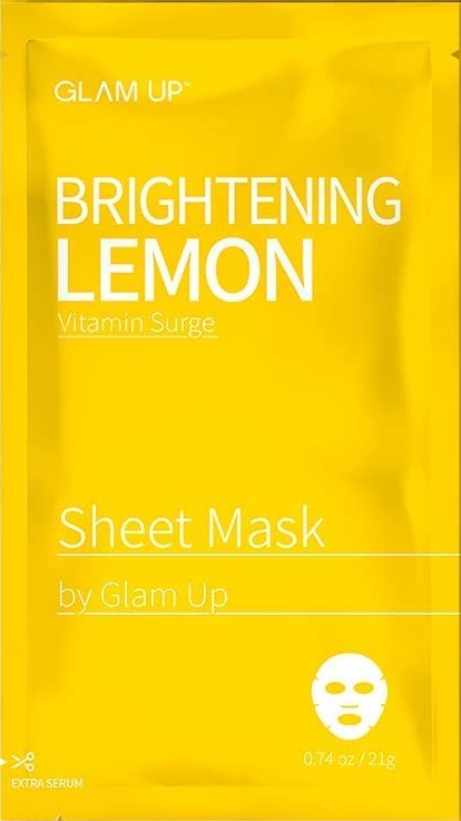 GLAM UP Brightening Lemon Sheet Mask