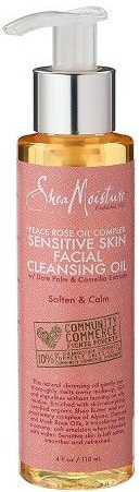 Shea Moisture Peace Rose Oil Complex Sensitive Skin Facial Cleansing Oil