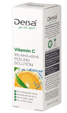 Deva Vitamin C 9% AHA + BHA Peeling Solution
