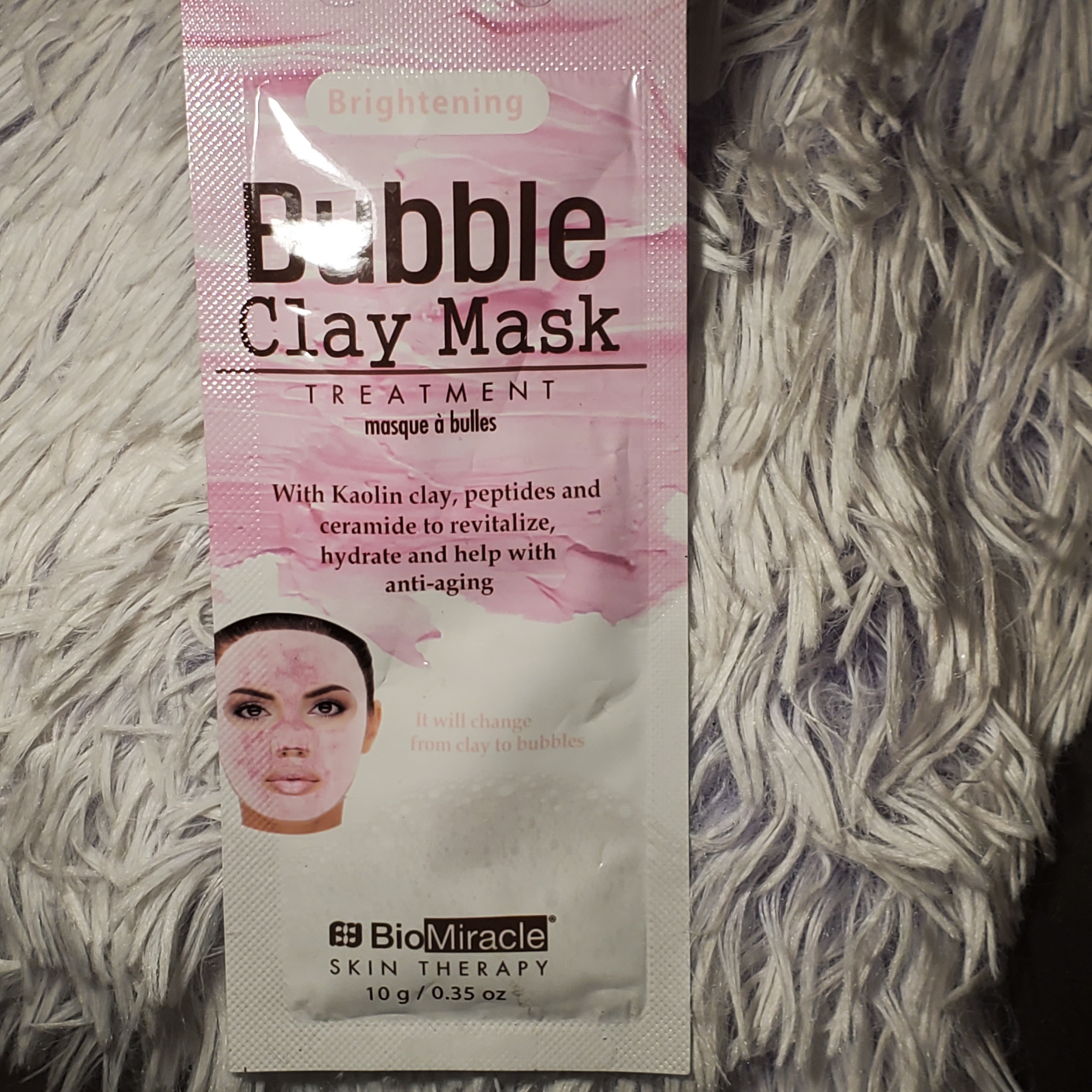 BioMiracle Skin Therapy Brightening Bubble Clay Mask Treatment ...