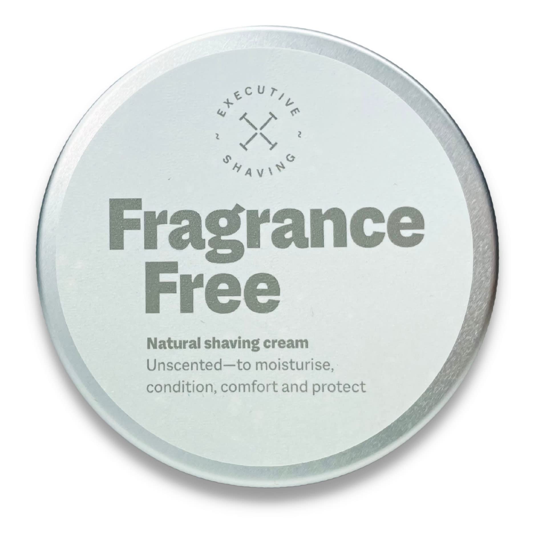 Executive Shaving Fragrance Free Natural Shaving Cream