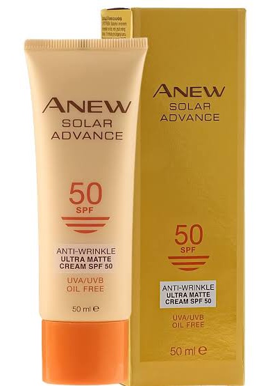 Avon Anew  Anew Solar Advance SPF 50 Anti-wrinkle Ultra Matte Sun Cream