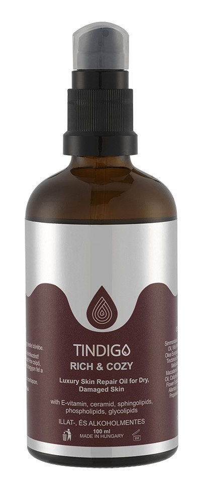 Tindigo Rich & Cozy Luxury Skin Repair Oil For Dry, Damaged Skin