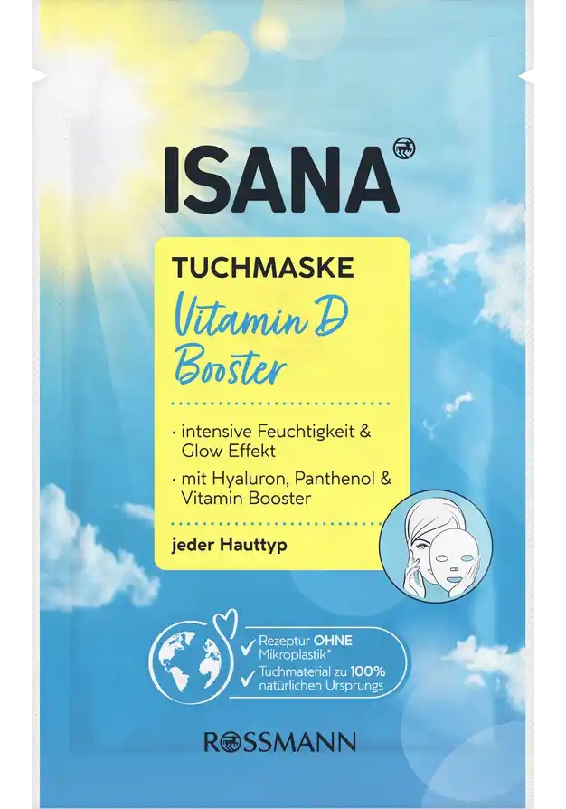 Isana Vitamin D Booster Tuchmaske