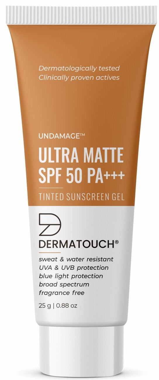 Dermatouch Ultra Matte Tinted Sunscreen Gel SPF 50 Pa+++