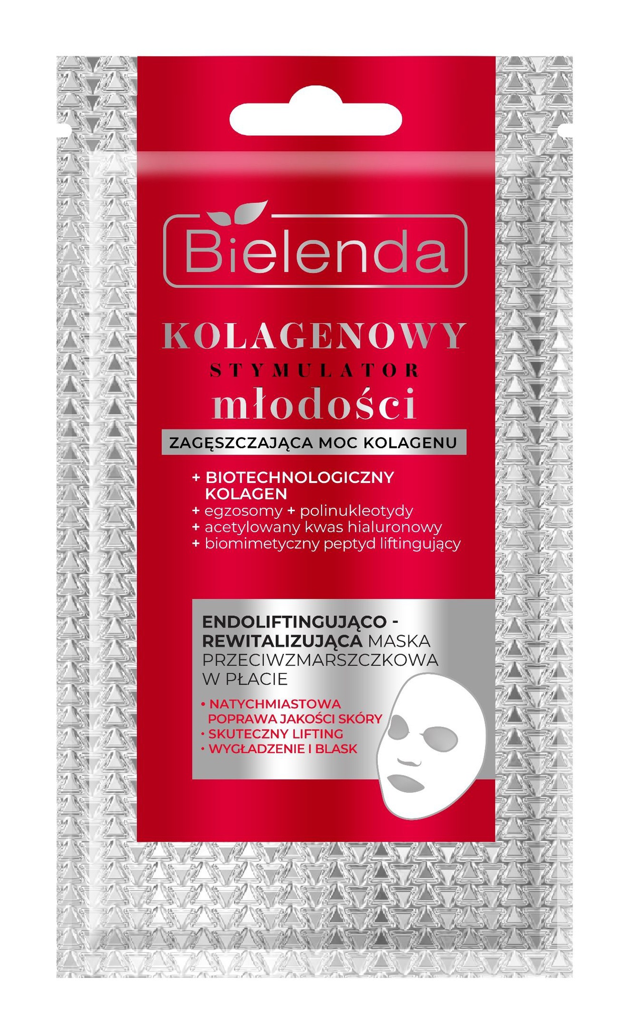 Bielenda Collagen Youth Stimulator Endolifting And Revitalizing Anti-Wrinkle Face Mask