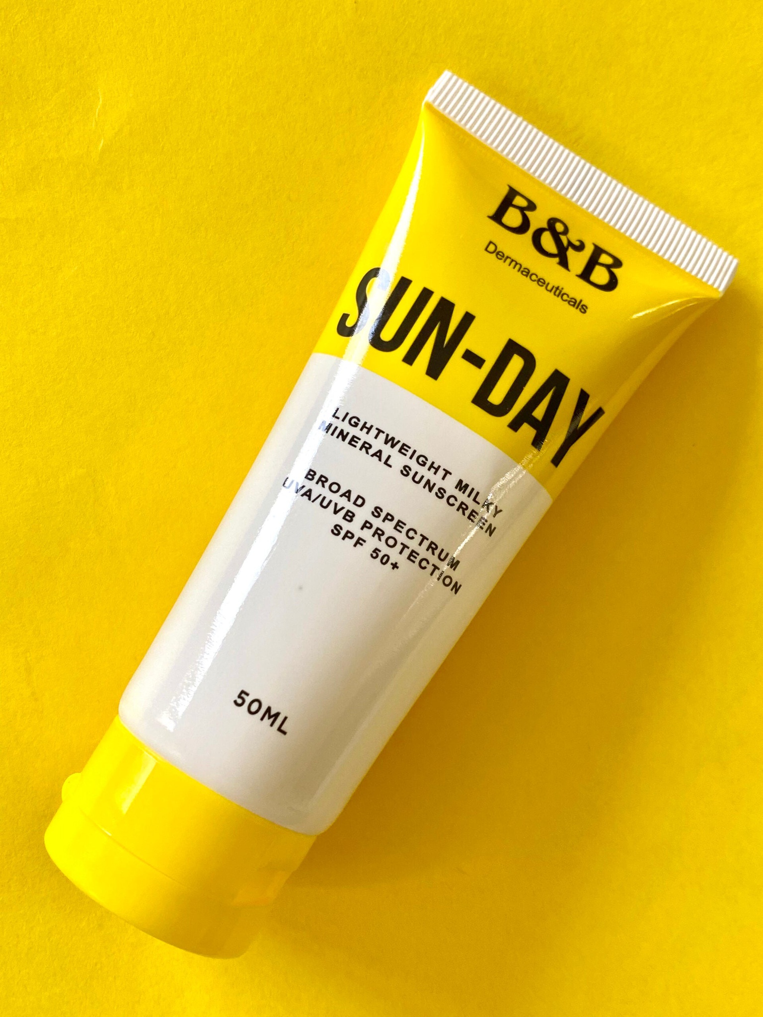 B&B DERMA Sun-day Milky Mineral Sunscreen SPF 50+