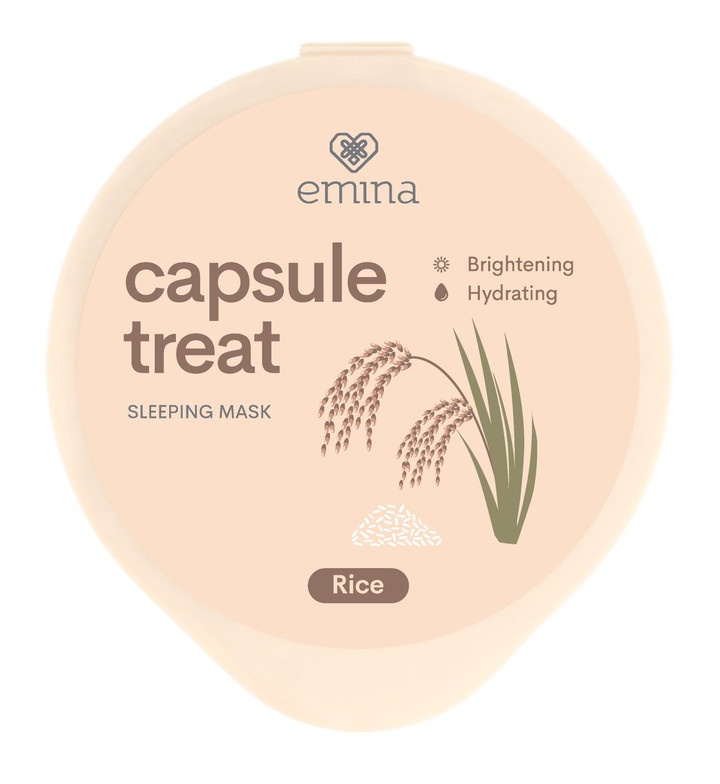 Emina Capsule Treat Sleeping Mask Rice