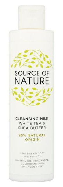 (Sainsburys) Source of Nature Cleansing Milk White Tea & Shea Butter