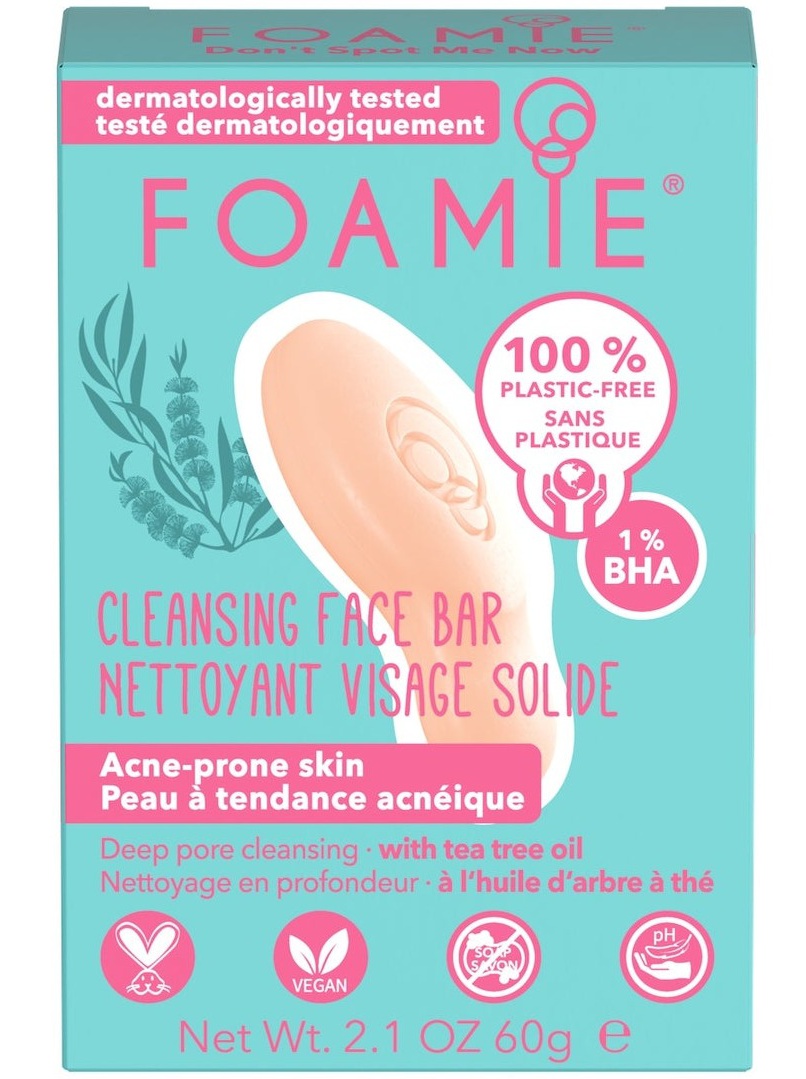 Foamie Tea Tree Oil Face Bar For Acne-prone Skin