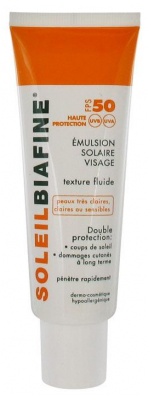 Biafine SoleilBiafine - Emulsion solaire visage SPF50+ - INCI Beauty