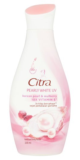 Unilever Citra Pearly White UV Hand and Body Lotion