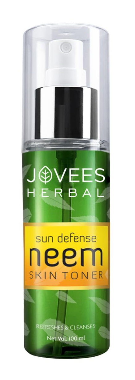 Jovees Herbal Sun Defence Neem Skin Toner Pore Tightening And Protection Against Sun Damage & Tanning