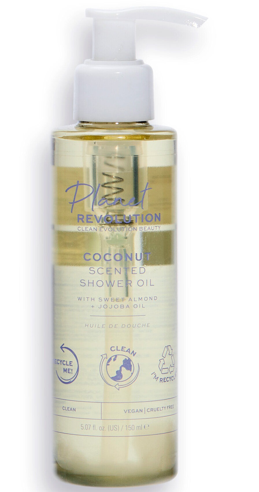 Revolution Skincare Planet Revolution Coconut Scented Shower Oil