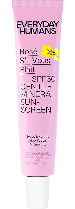 Everyday Humans Rose Sil Vous Plait Spf 30 Gentle Mineral Sunscreen