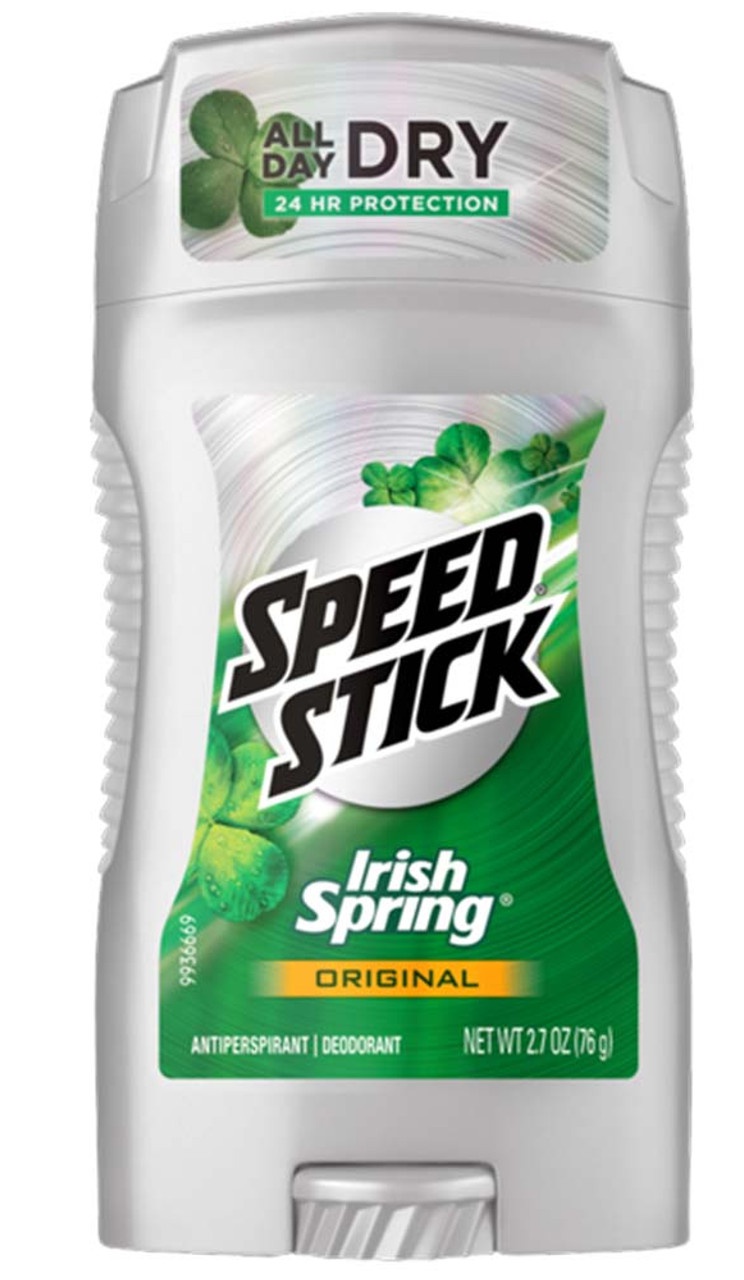 Speed Stick Men's Irish Spring Antiperspirant Deodorant Original Solid