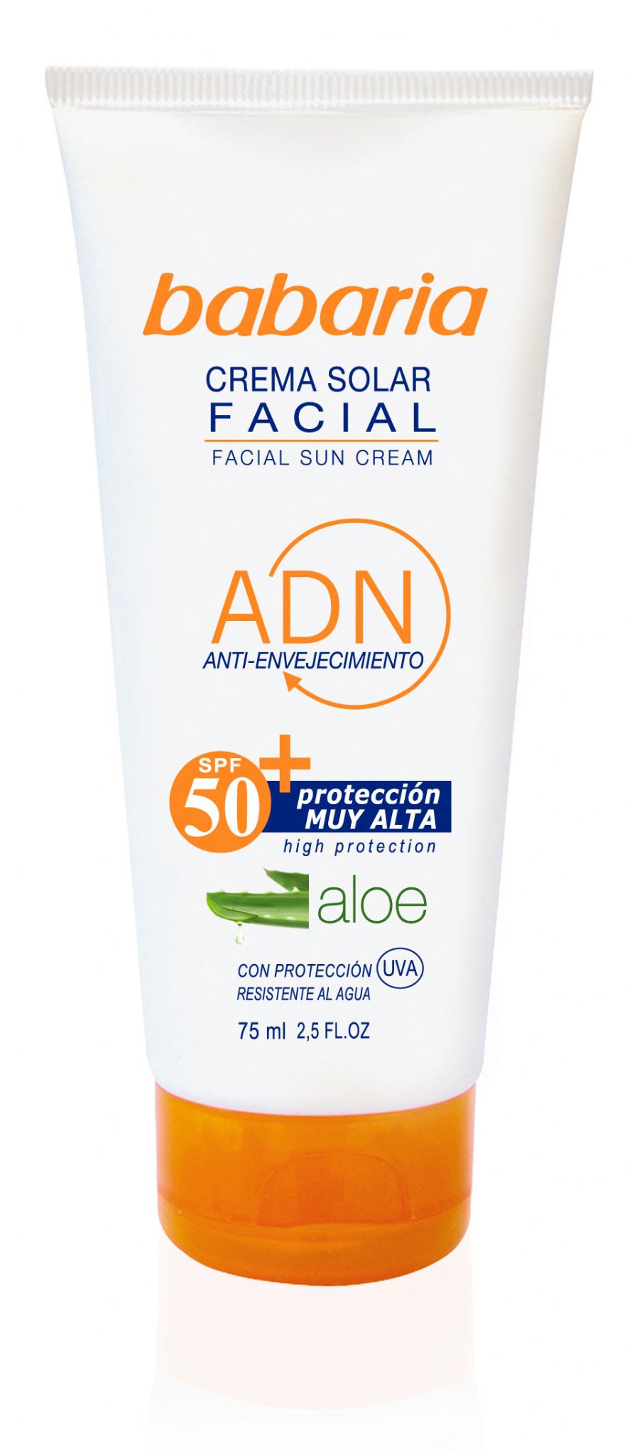 Babaria Facial Sun Cream SPF 50 Aloe Vera
