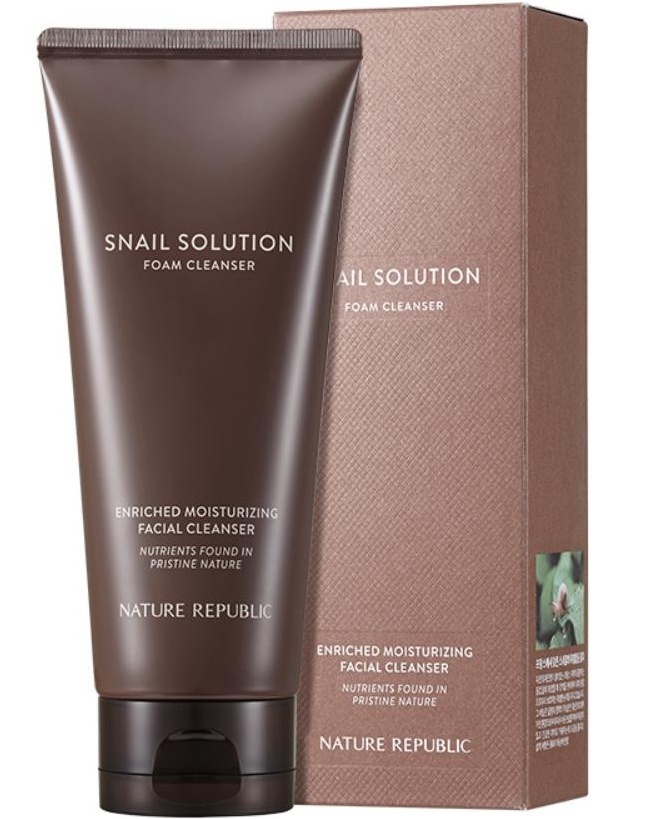 Nature Republic Snail Solution Foam Cleanser