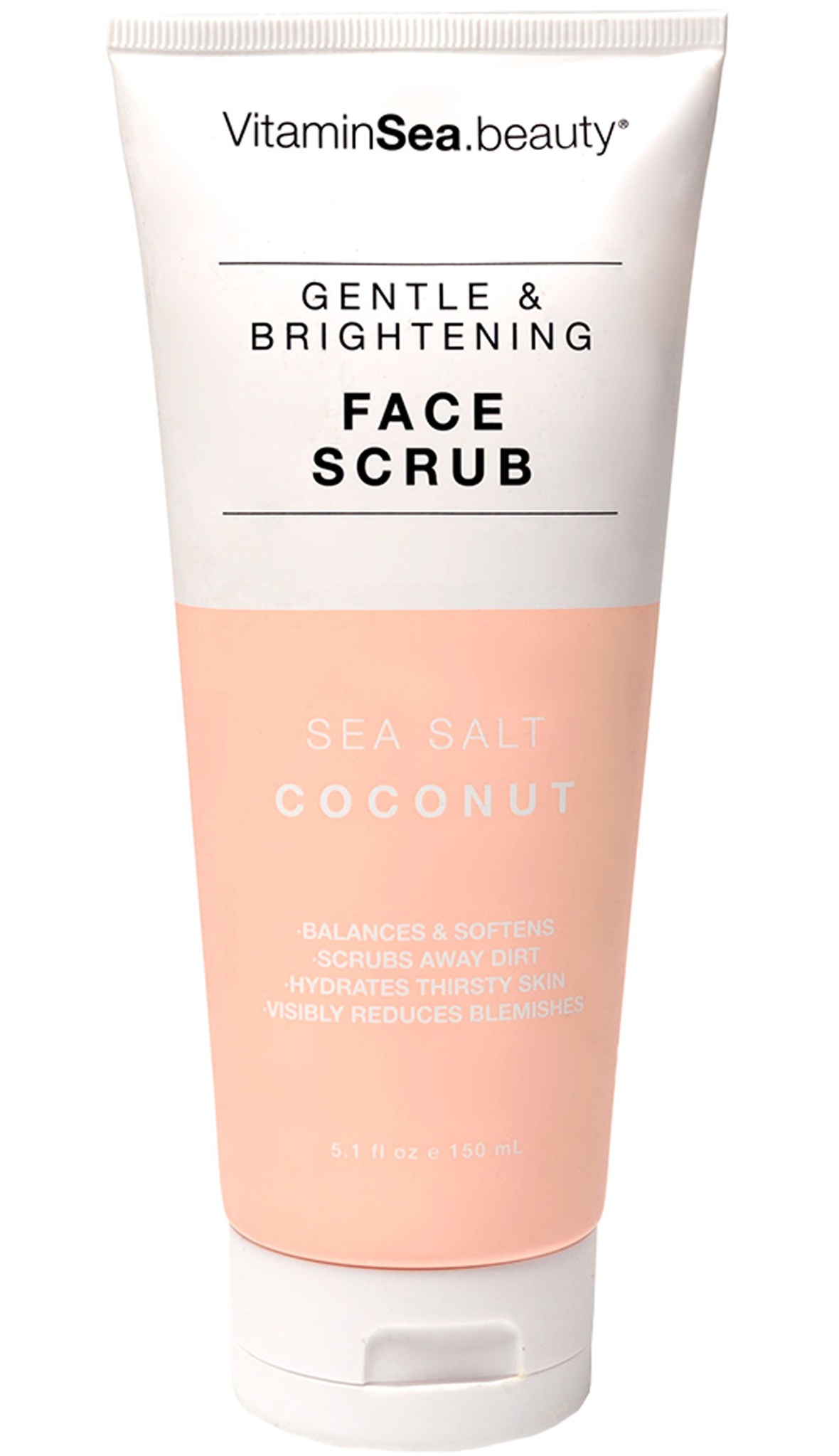 Vitamins and Sea Beauty Gentle & Brightening Face Scrub Sea Salt And Coconut