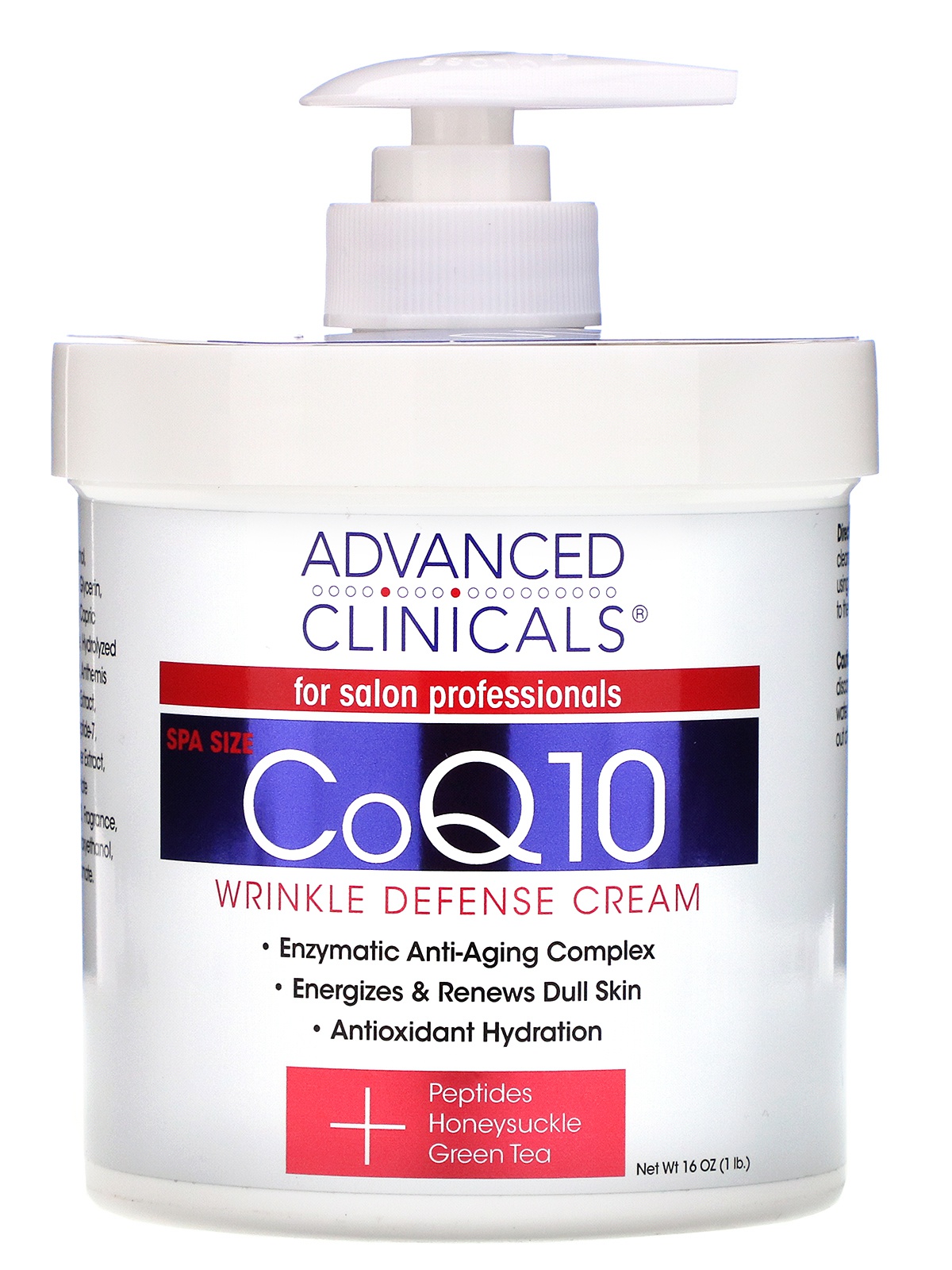Advanced Clinicals Coq10, Wrinkle Defense Cream