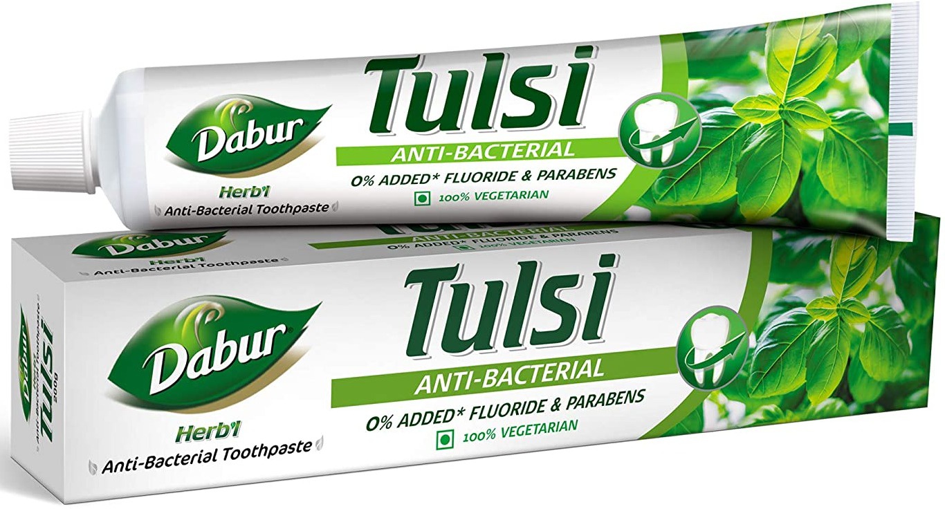 Dabur Herb'l Tulsi - Anti Bacterial Toothpaste