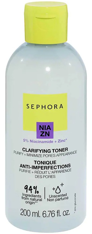 SEPHORA COLLECTION Clarifying Toner With Niacinamide And Zinc