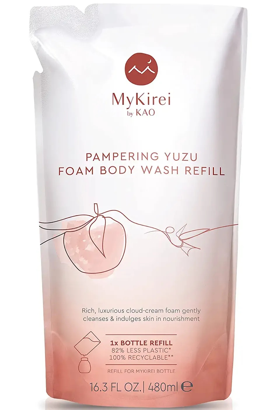 MyKirei by KAO Pampering Yuzu Foam Body Wash