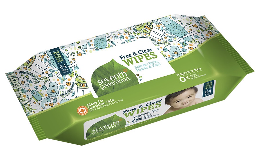 Seventh generation Free And Clear Wipes