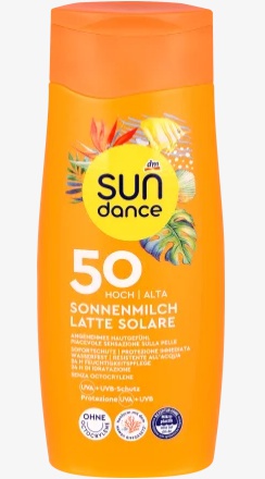 SUNdance Sonnenmilch Latte Solare SPF 50