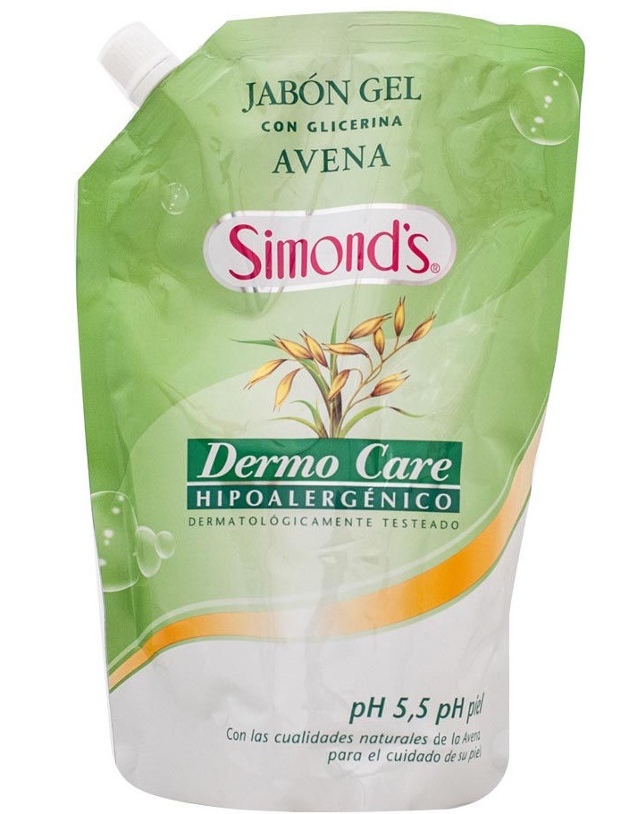 Simond's Jabón Gel Con Glicerina Avena Dermo Care