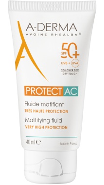 A-Derma Protect Ac - Spf 50+ -Mattifying Fluid
