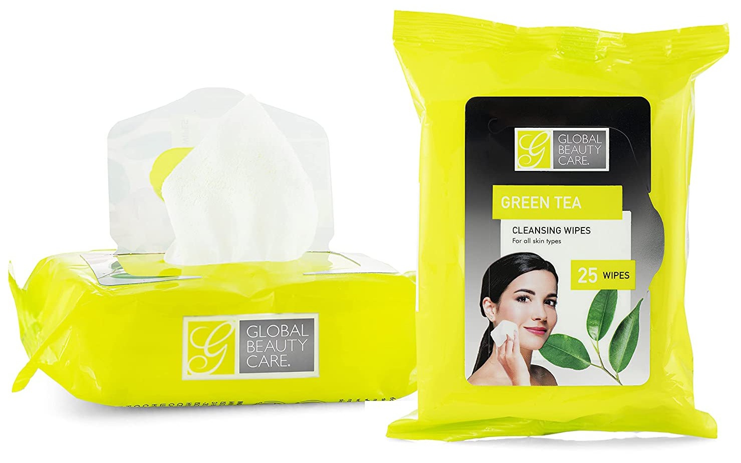 Global Beauty Care Green Tea Cleansing Wipes