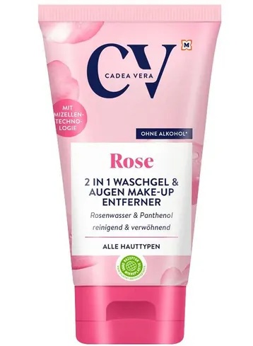 Cv Rose 2in1 Waschgel & Augen Make-up Entferner