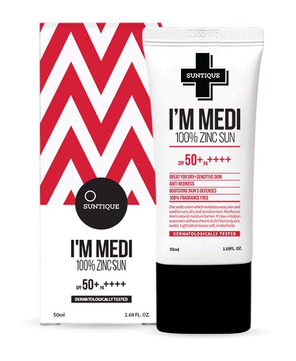 Suntique I'M Medi 100% Zinc Sun Spf50+ Pa++++