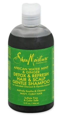 Shea Moisture African Water Mint & Ginger Detox Hair & Scalp Gentle Shampoo