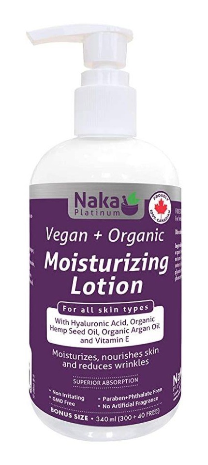 Naka Platinum Vegan And Organic Moisturizing Lotion