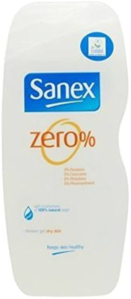 Sanex Zero% Dry Skin Shower Gel: Clean & Moisturize