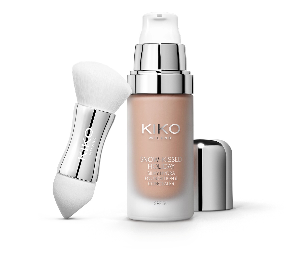 KIKO Milano Snow-Kissed Holiday Silky Hydra Foundation & Concealer SPF 30