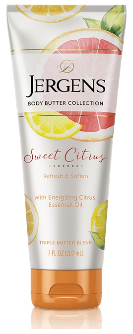 JERGENS Sweet Citrus Body Butter Moisturizer