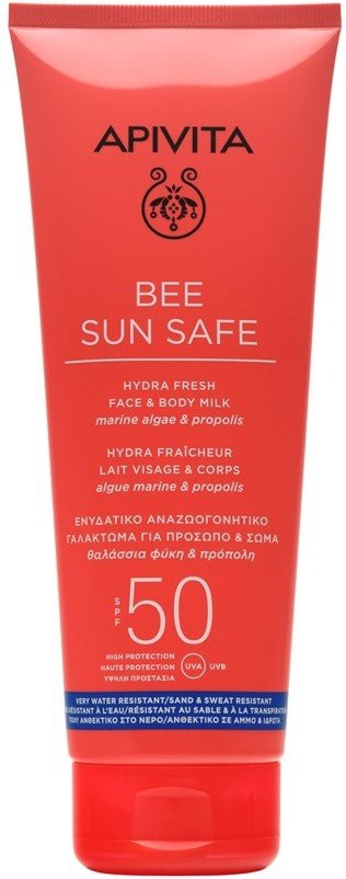 Apivita Bee Sun Safe Hydra Fresh Face & Body Milk SPF50